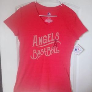 Angels baseball v-neck Tshirt